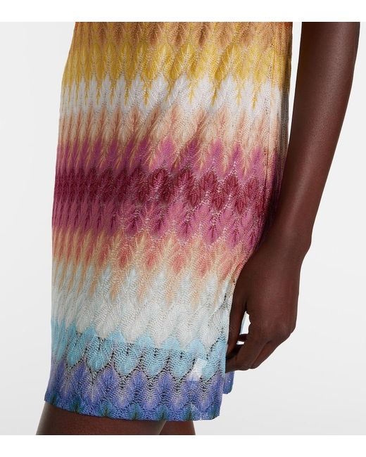 Missoni Pink Sleeveless Minidress