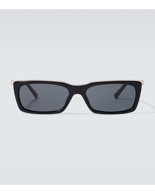 Saint Laurent Black Sl 766 Rectangular Sunglasses for men