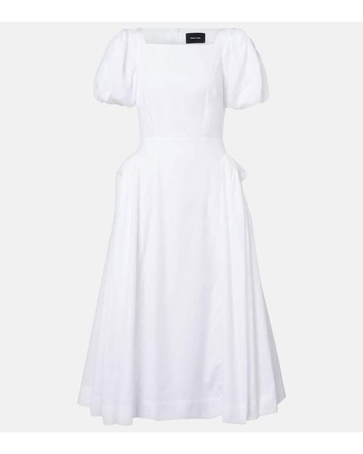 Abito Midi di Simone Rocha in White