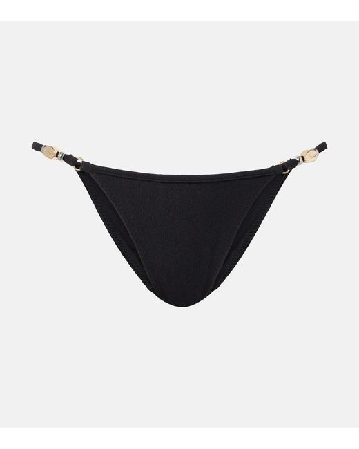 SAME Black Embellished Bikini Bottoms