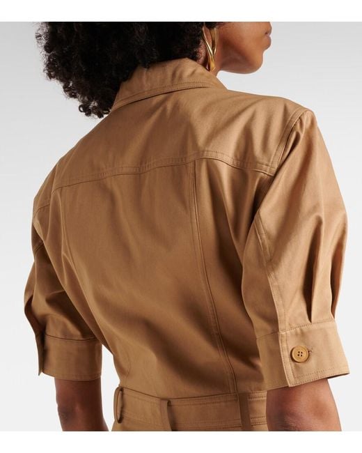 Max Mara Natural Cotton Jumpsuit