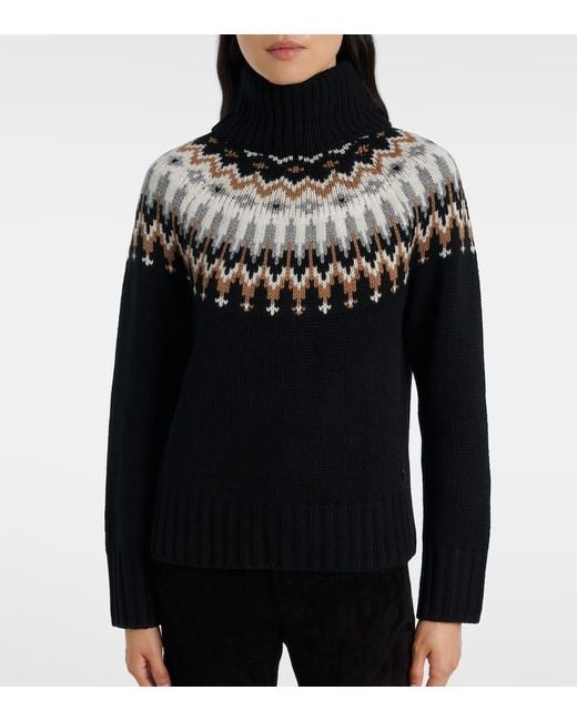Pull Ingrid En Jacquard De Cachemire Bogner en coloris Black
