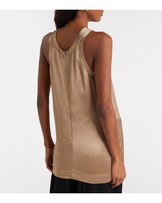 Top En Satin Totême  en coloris Brown