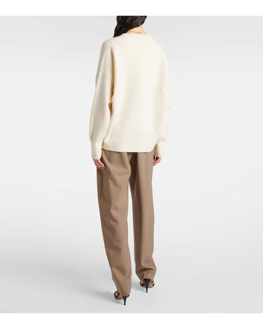 Rohe White Wool-Blend Sweater