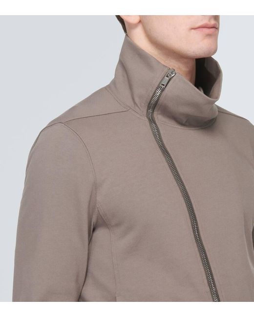 Rick Owens Brown Bauhaus Cotton Zip-up Jacket for men