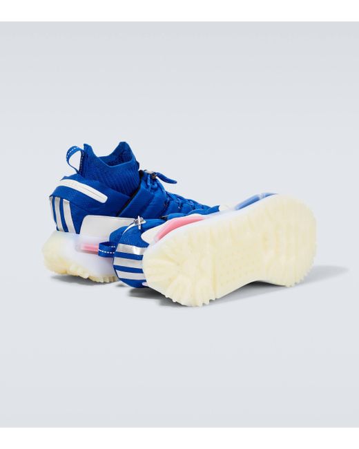 Moncler Genius Blue X Adidas Nmd High-top Woven Trainers