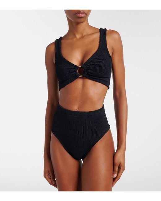 Hunza G Black Nadine Bikini
