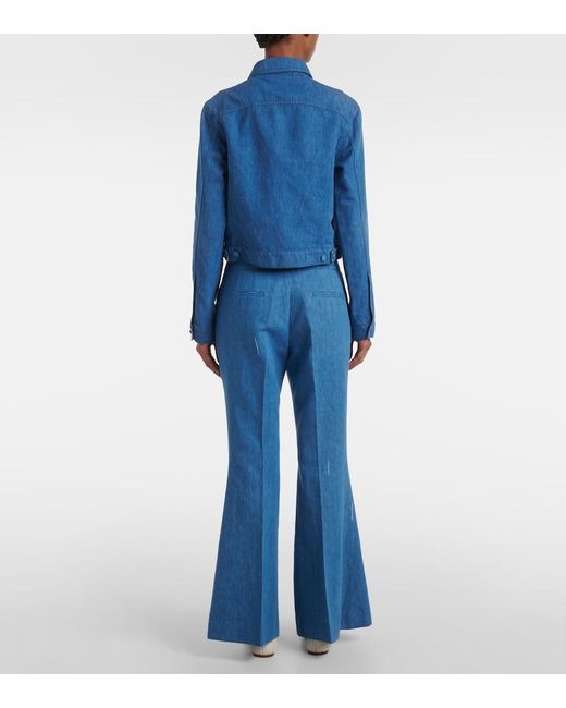 Gabriela Hearst Blue Roland Denim Jacket