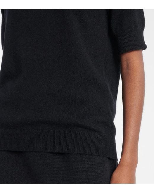 Lisa Yang Black Kenza Cashmere T-Shirt
