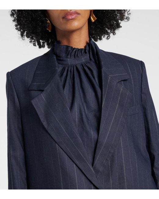 Dorothee Schumacher Blue Blazer Modern Sophistication