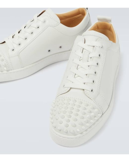 Christian Louboutin Sneakers Louis Junior Spikes in White für Herren