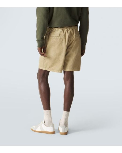 Auralee Natural Cotton Shorts for men