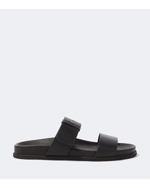 Ancient Greek Sandals Black Kimon Leather Sandals for men