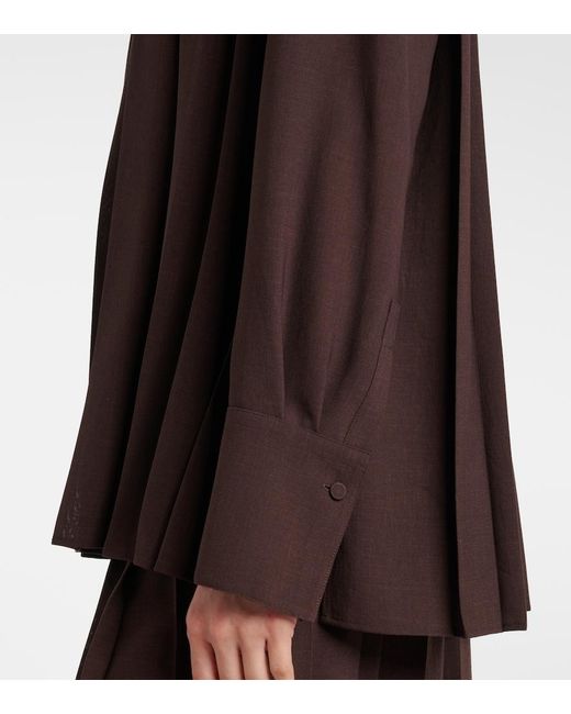 Joseph Brown Malte Plisse Blouse