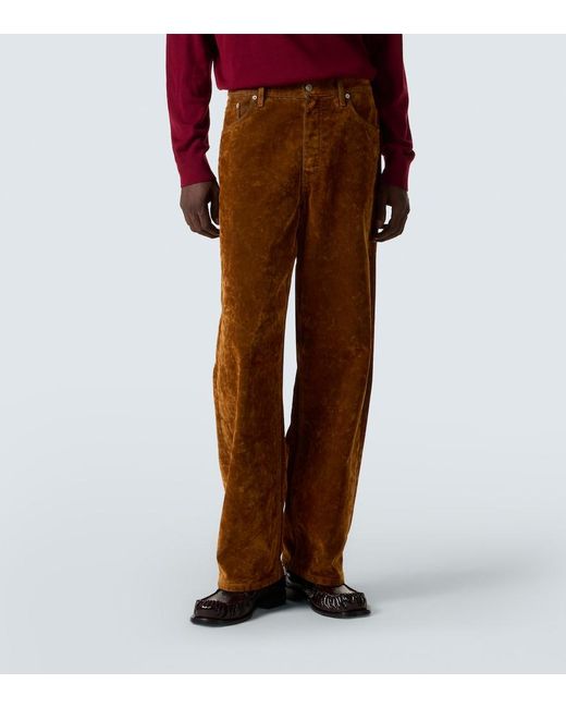 Jean Ample Pine Dries Van Noten pour homme en coloris Brown