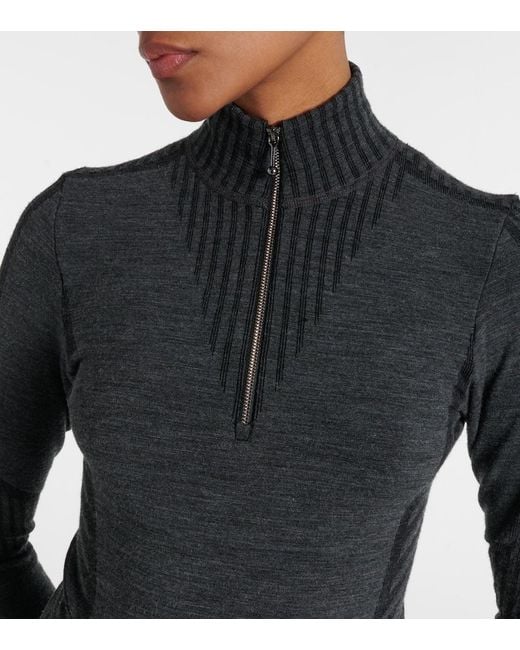 Fusalp Gray Seama Ski Top