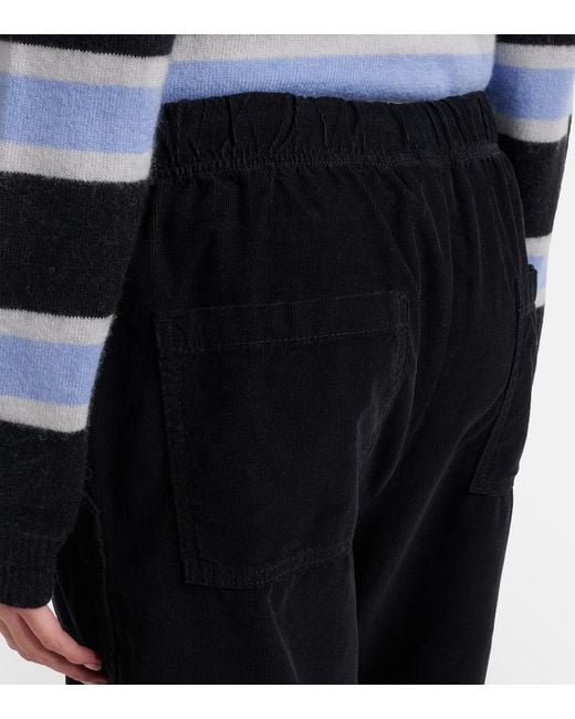 Pantalones De Pana De Algodon Velvet de color Blue