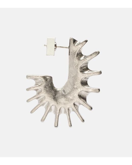 Jacquemus White Hippocampe Earrings