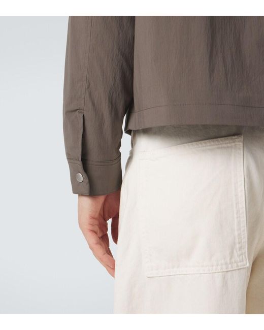 FRAME Brown Cotton-Blend Jacket for men