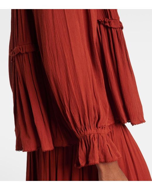 Top Moon Poupette de color Red