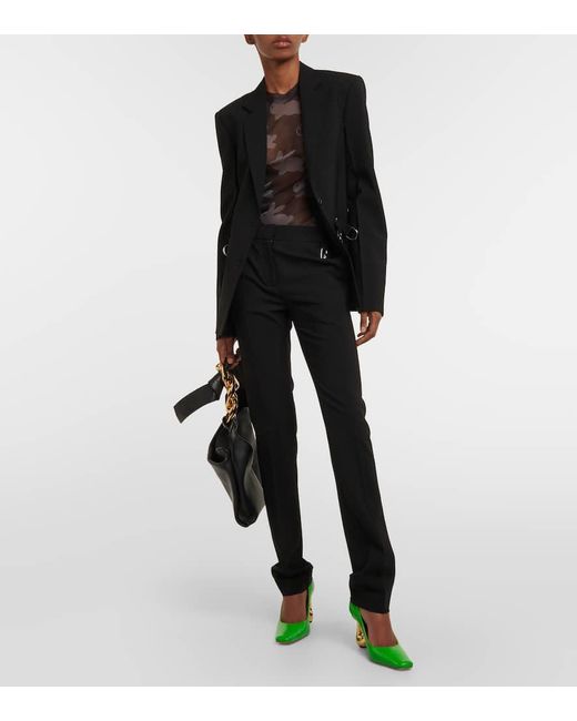 J.W. Anderson Green Jw Bubble Heel Leather Pumps