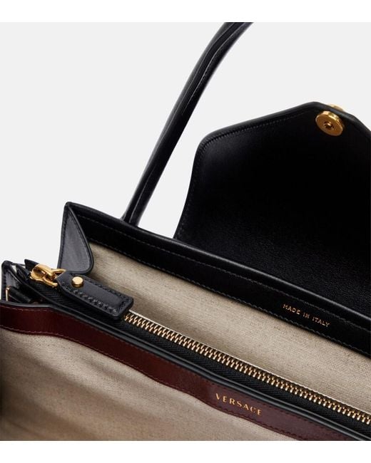 Borsa A Spalla Severine Medium di Versace in Black