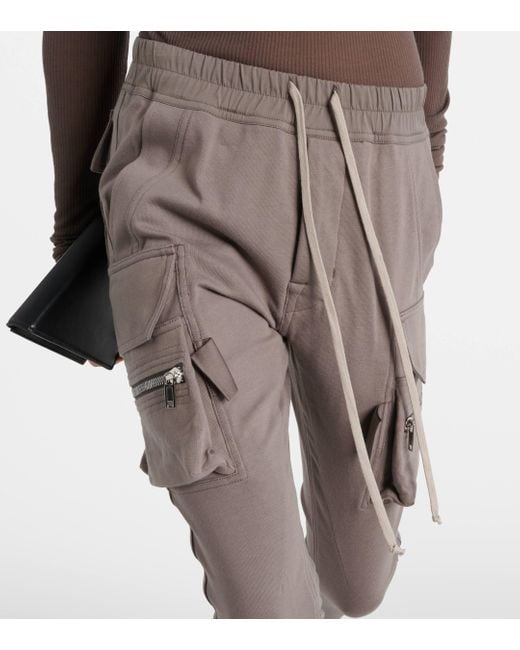 Pantalon cargo skinny en coton Rick Owens en coloris Natural