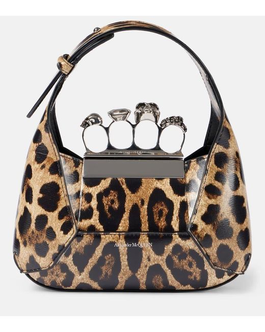 Alexander McQueen Multicolor Bedruckte Tote Jewelled Small