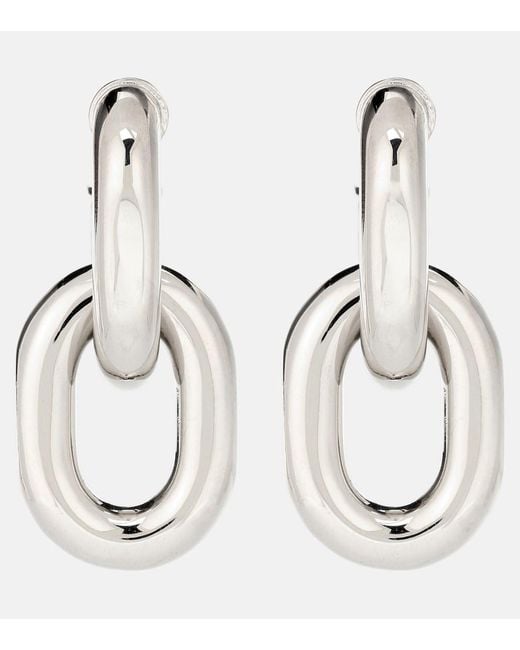 Rabanne Metallic Chain Link Earrings