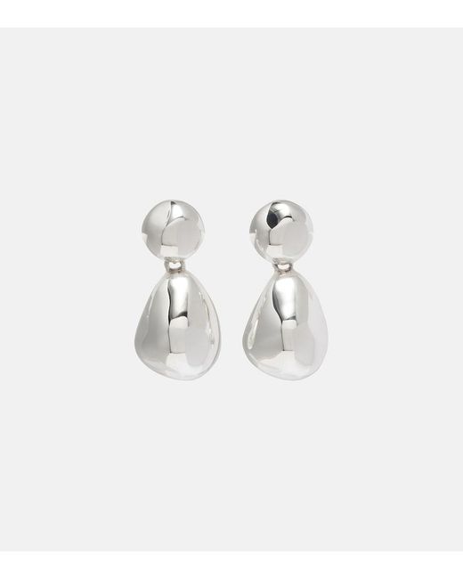 Orecchini Pebble di Phoebe Philo in White