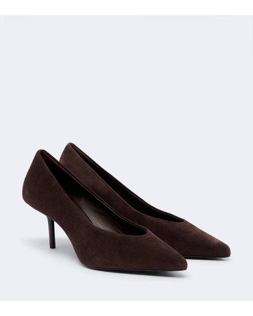 Max Mara Brown Suede Pumps