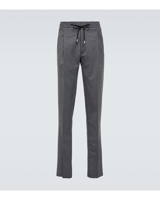 Pantalones en mezcla de lana Lardini de hombre de color Gray