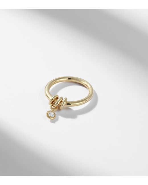 Spinelli Kilcollin White Pia 925 Sterling And 18Kt Ring With Diamond