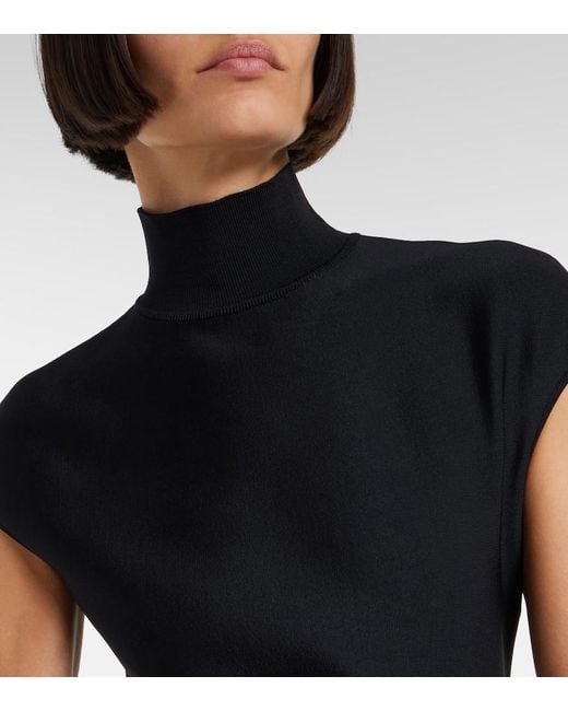 Givenchy Black Flared Mini Dress