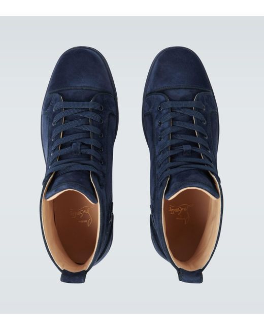 Blue Louis Orlato High Top Sneakers 