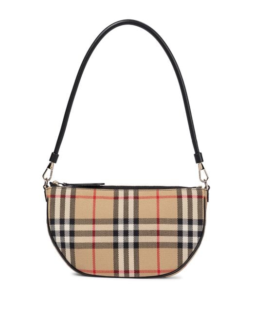 BURBERRY 90s NOVA CHECK SHOULDER BAG