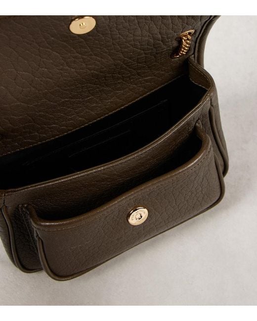 Saint Laurent Natural Schultertasche Niki Mini Aus Leder