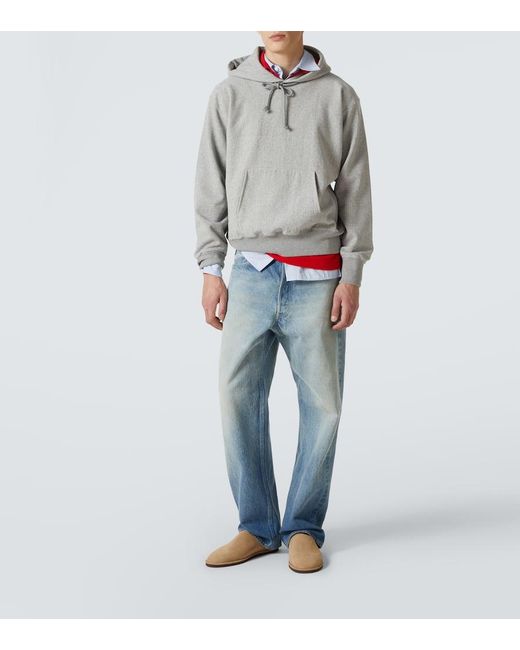 Sudadera Con Capucha De Algodon Auralee de hombre de color Gray