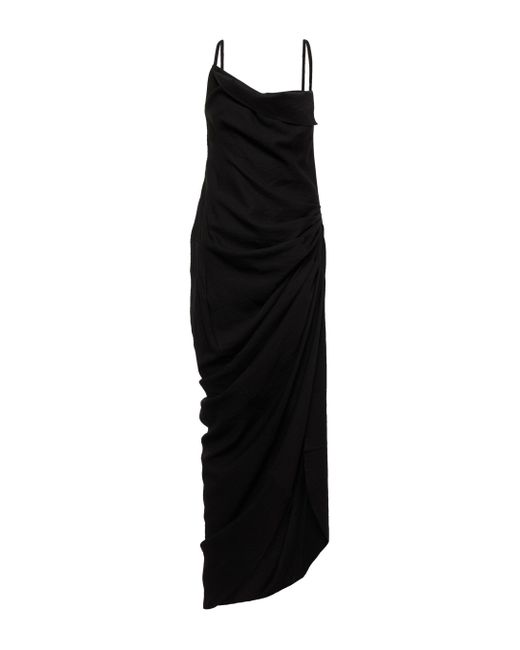 Jacquemus La Robe Saudade Midi Dress in Black | Lyst UK