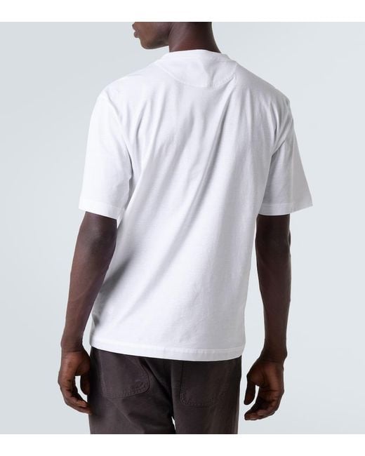 Prada White Cotton T-Shirt for men