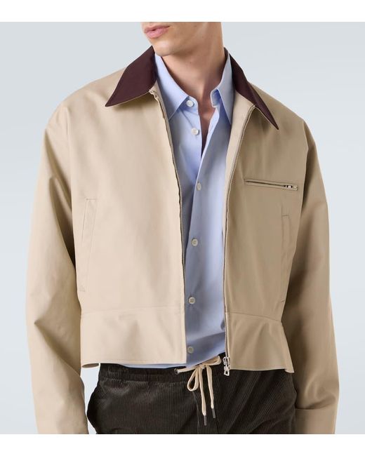 J.W. Anderson Jacke Aus Baumwolle in Natural für Herren