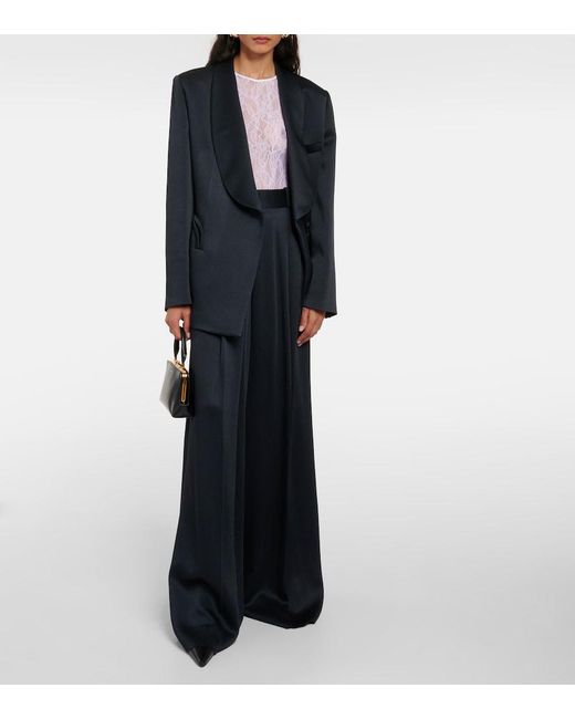 Wardrobe NYC Floral Chantilly Lace Bodysuit in White Lyst