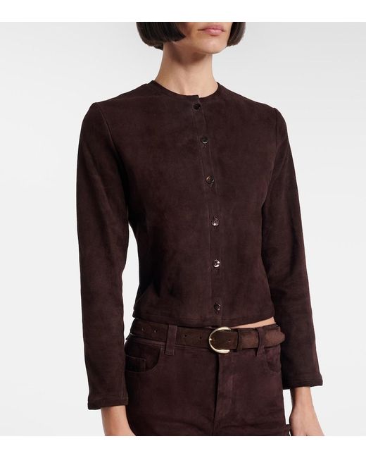 Stouls Brown Astrid Suede Cardigan