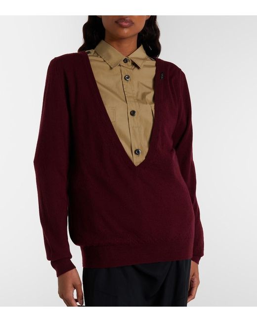Prada Red Cashmere Sweater