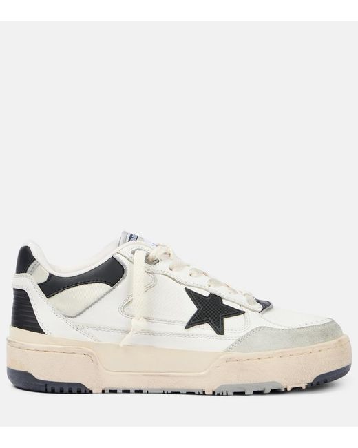 Golden Goose Deluxe Brand White Ball Star Suede Sneakers