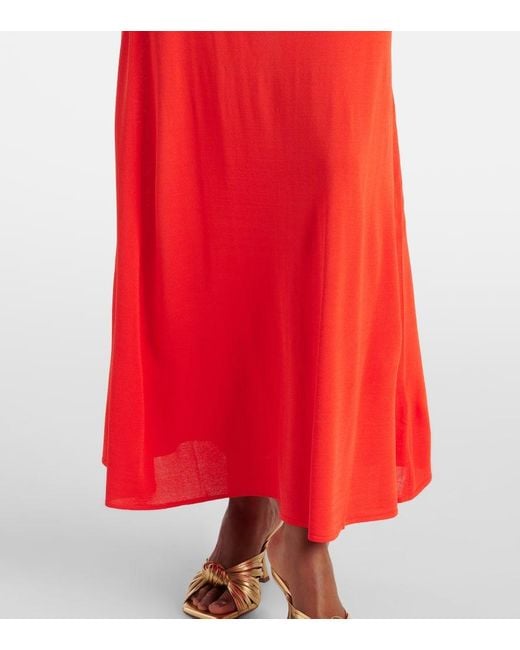 Abito Lungo Valejo Halter di Sir in Red
