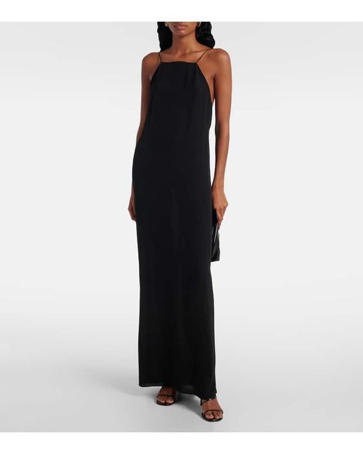Robe Longue Inamorata Adriana Degreas en coloris Black
