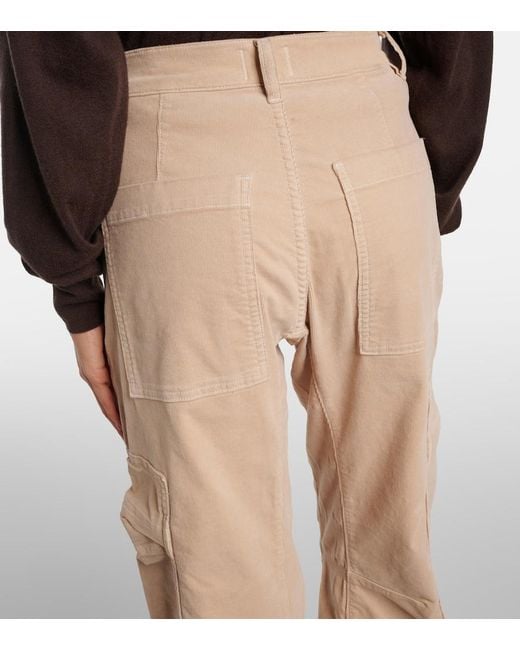 Citizens of Humanity Natural Marcelle Cotton Corduroy Cargo Pants
