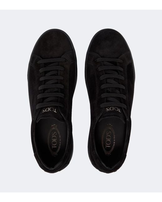 Tod's Black Suede Sneakers for men