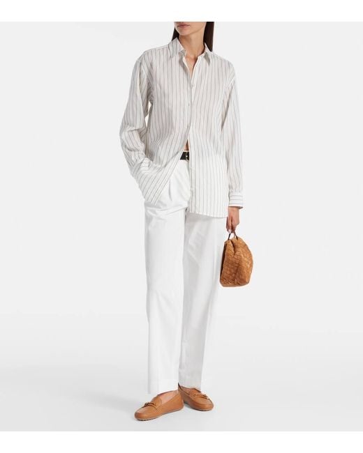 Tod's Brown Mokassins Gommino Aus Leder